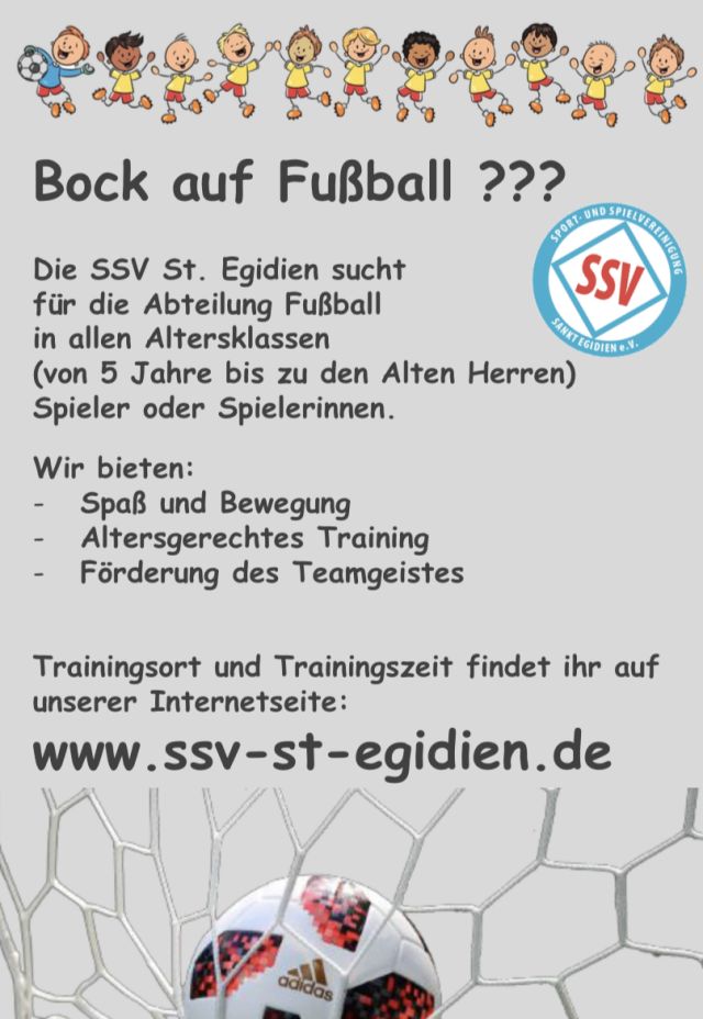 Fußball - SSV St. Egidien e.V.